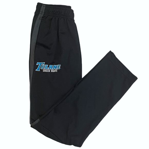 Nike S Tulane Green Wave Team Epic Training Pant Embroidered WarmUp Pockets Mesh - Picture 4 of 8